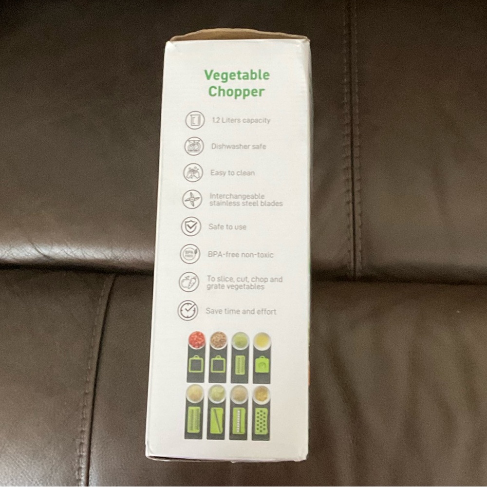 Vegetable Chopper with Multiple Blades